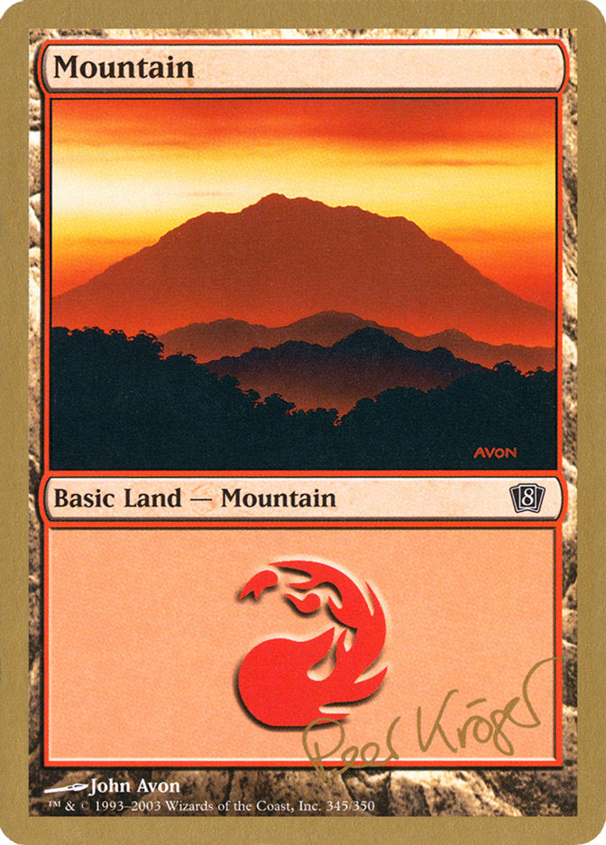 Mountain (pk345) (Peer Kroger) [World Championship Decks 2003] | Cracking-Singles