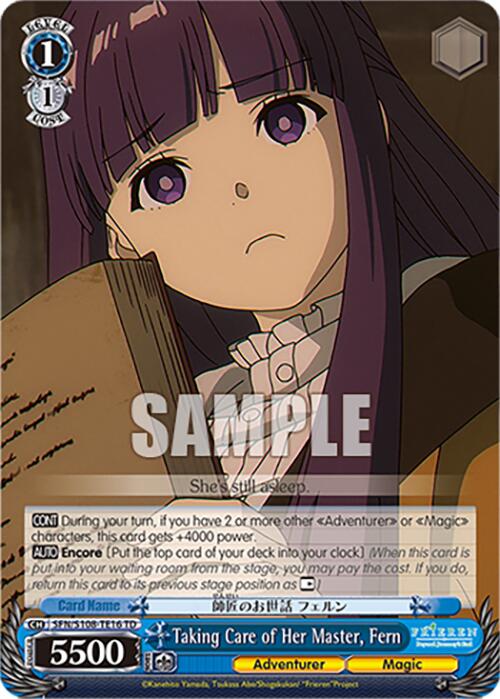 Taking Care of Her Master, Fern [Frieren: Beyond Journey's End] | Cracking-Singles