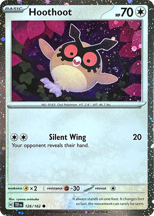 Hoothoot (126/162) (Cosmos Holo) [Scarlet & Violet: Black Star Promos] | Cracking-Singles