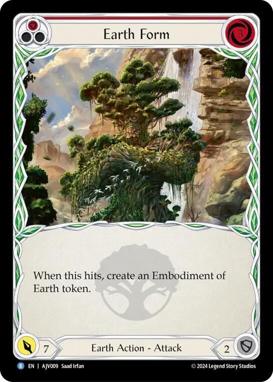 Earth Form (Red) [AJV009] (Armory Deck: Jarl Vetreidi) | Cracking-Singles