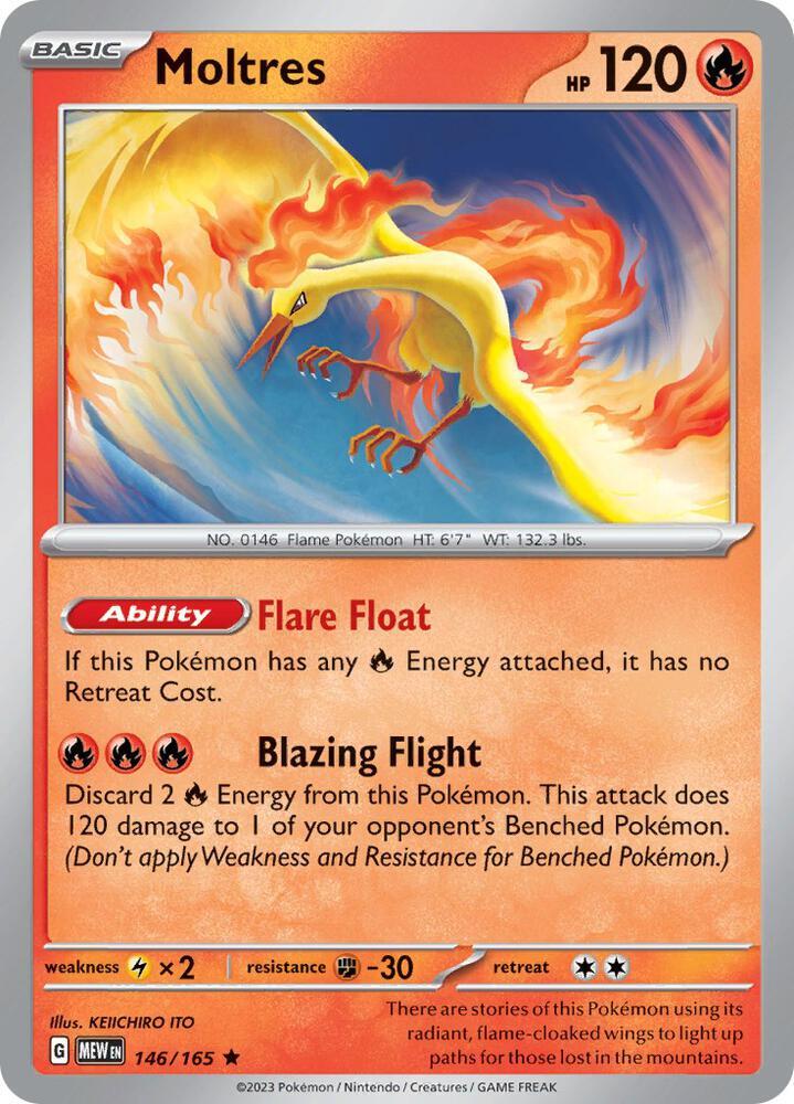 Moltres (146/165 - Deck Exclusives) [Scarlet & Violet 151] | Cracking-Singles