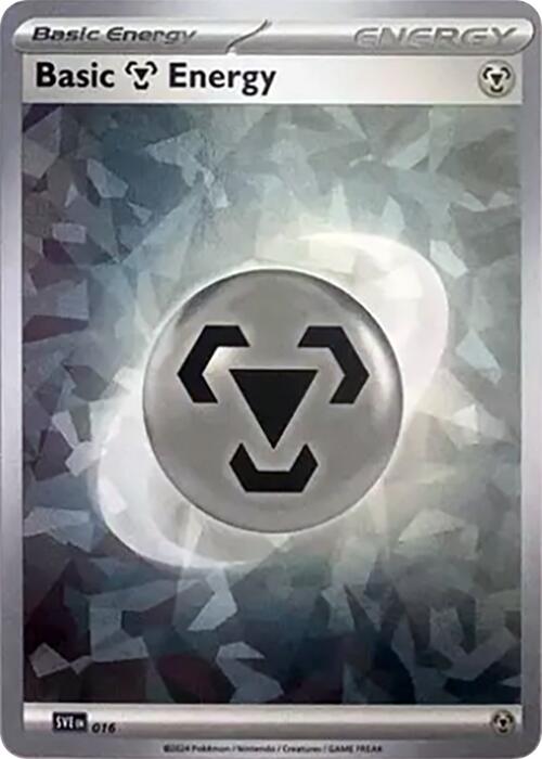 Basic Metal Energy (016) (Cracked Ice Holo) [Scarlet & Violet: Stellar Crown] | Cracking-Singles
