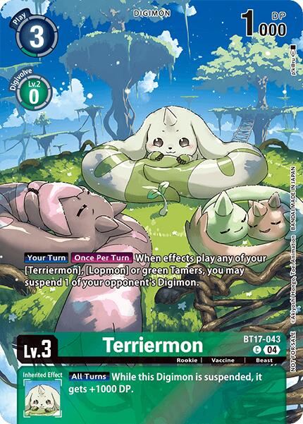 Terriermon [BT17-043] (Legend Pack 2024 Box Topper) [Chain of Liberation] | Cracking-Singles