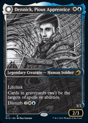 Dennick, Pious Apprentice // Dennick, Pious Apparition (Showcase Eternal Night) [Innistrad: Midnight Hunt] | Cracking-Singles