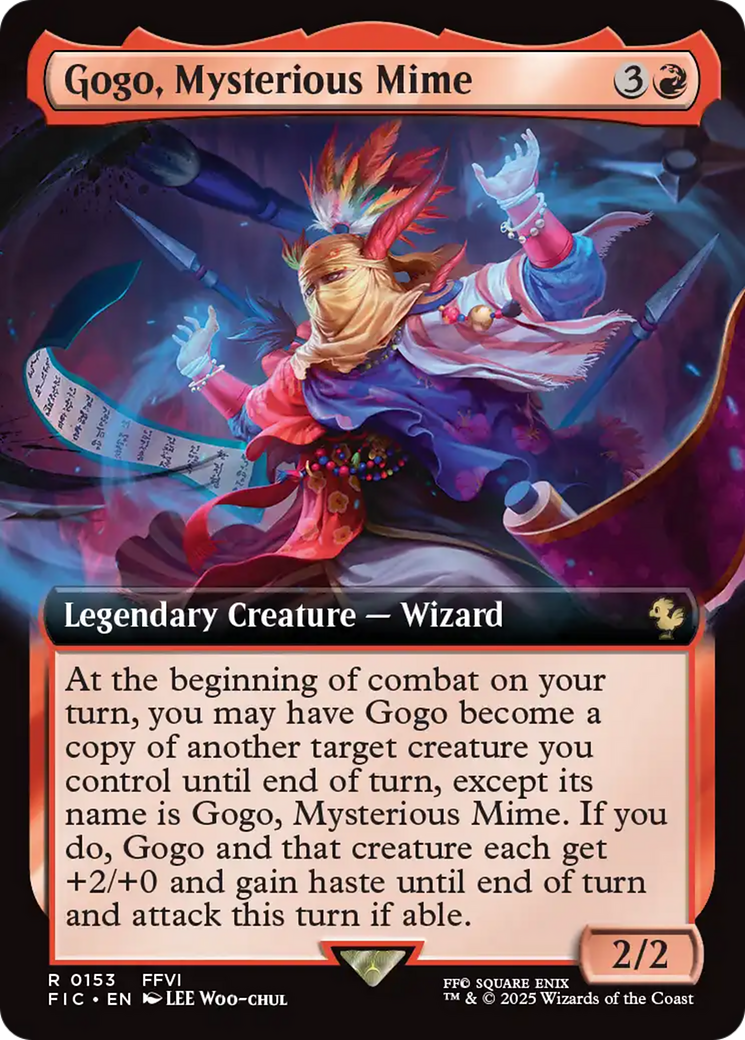 Gogo, Mysterious Mime (Extended Art) [FINAL FANTASY Commander] | Cracking-Singles