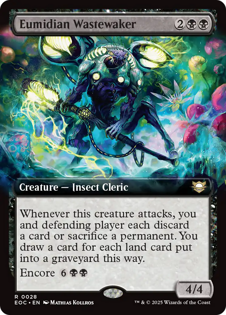 Eumidian Wastewaker (Extended Art) [Edge of Eternities Commander] | Cracking-Singles