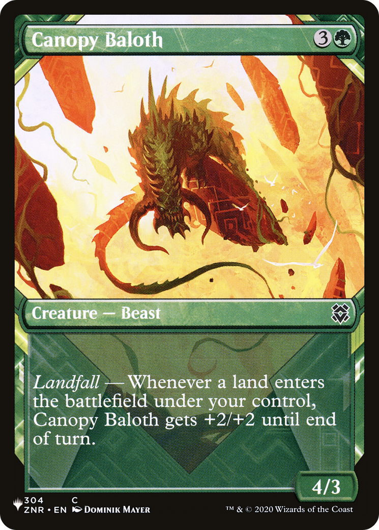 Canopy Baloth (Showcase) [The List] | Cracking-Singles