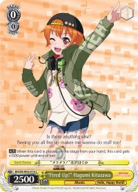 "Fired Up!" Hagumi Kitazawa (BD/EN-W03-016 C) [BanG Dream! Girls Band Party! MULTI LIVE] | Cracking-Singles