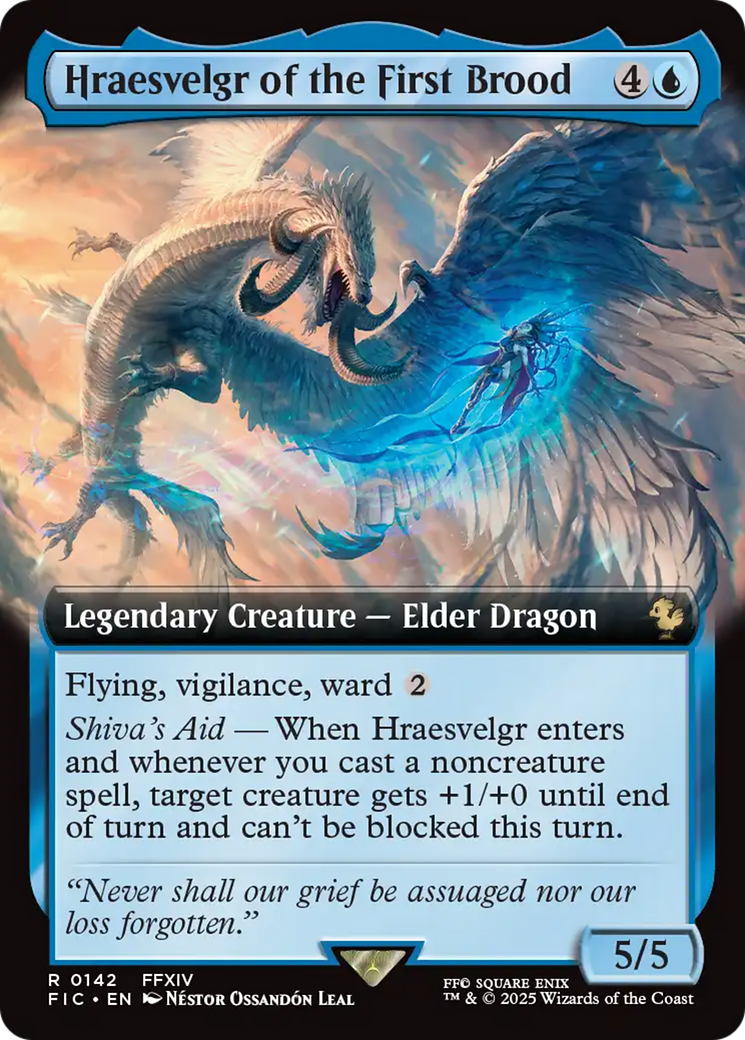 Hraesvelgr of the First Brood (Extended Art) [FINAL FANTASY Commander] | Cracking-Singles