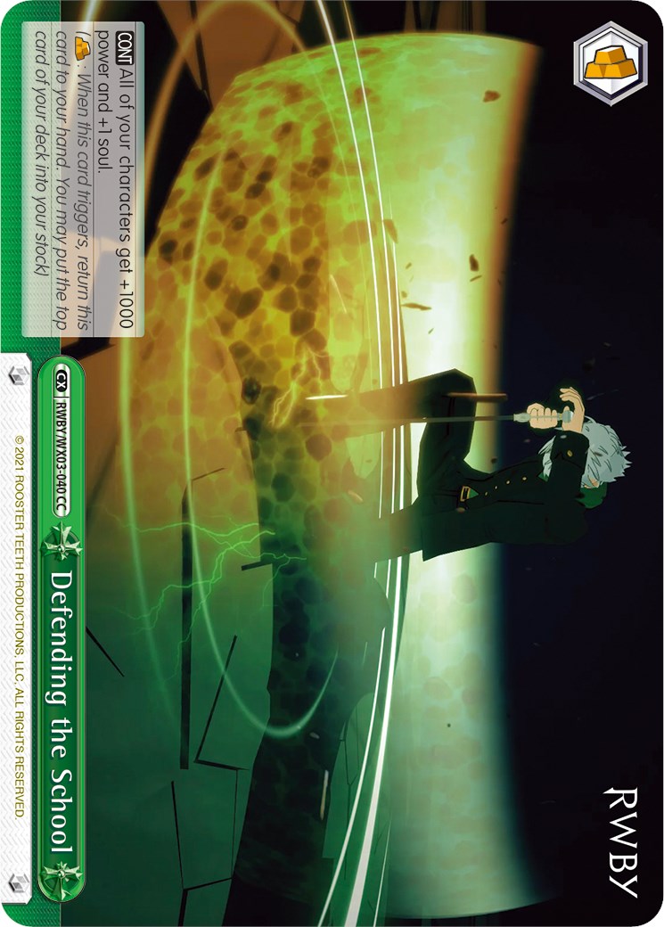 Defending the School (RWBY/WX03-040 CC) [RWBY] | Cracking-Singles