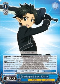 Spriggan Boy, Kirito (SAO/S26-E065S SR) [Sword Art Online Vol.2] | Cracking-Singles