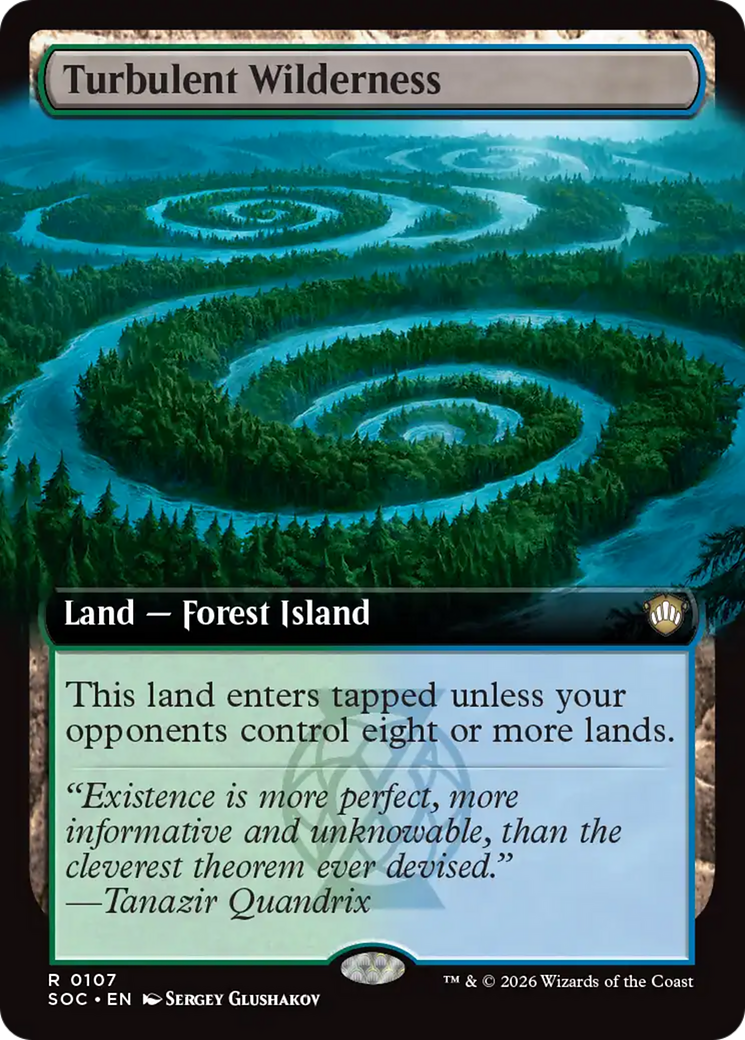 Turbulent Wilderness (Extended Art) [Secrets of Strixhaven Commander] | Cracking-Singles