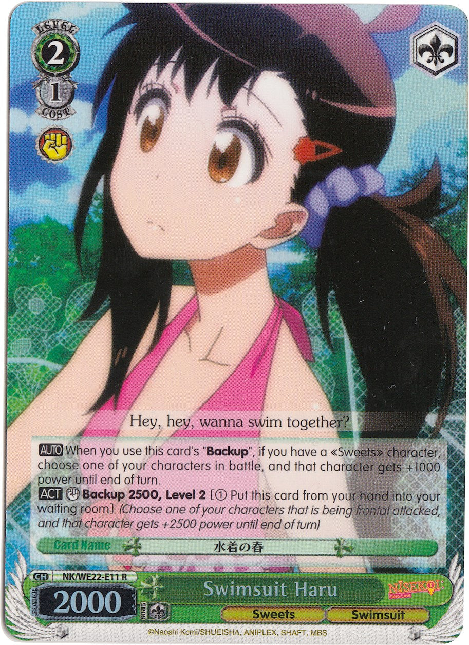 Swimsuit Haru (NK/WE22-E11) (Parallel Foil) [NISEKOI Extra Booster] | Cracking-Singles
