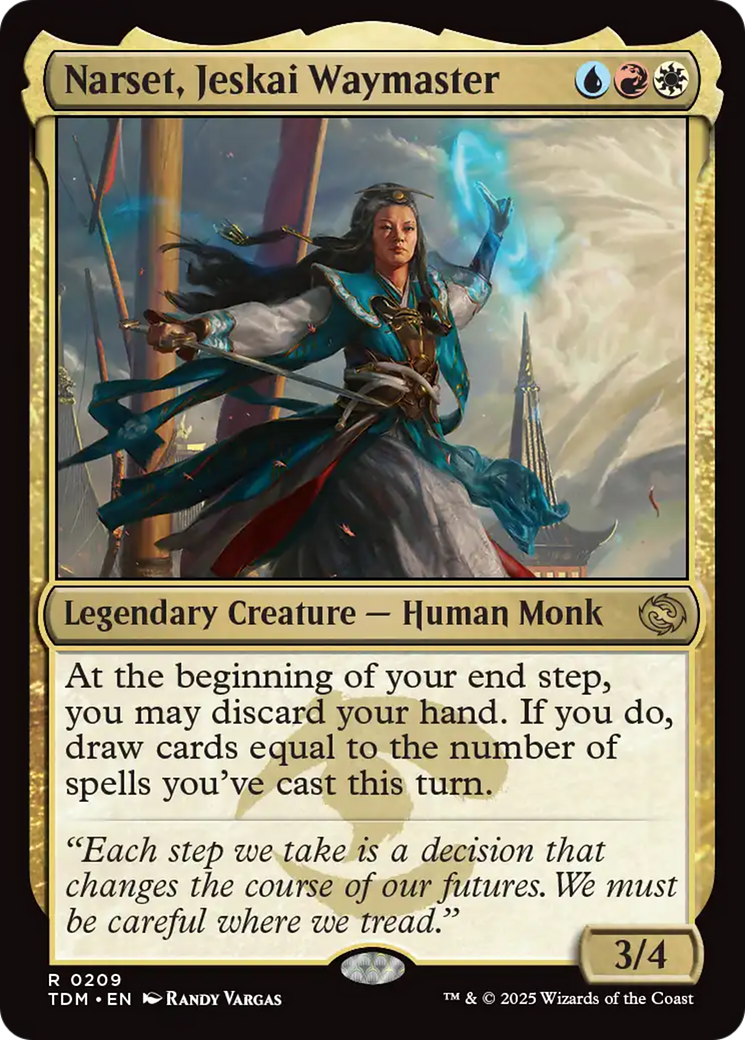 Narset, Jeskai Waymaster [Tarkir: Dragonstorm] | Cracking-Singles