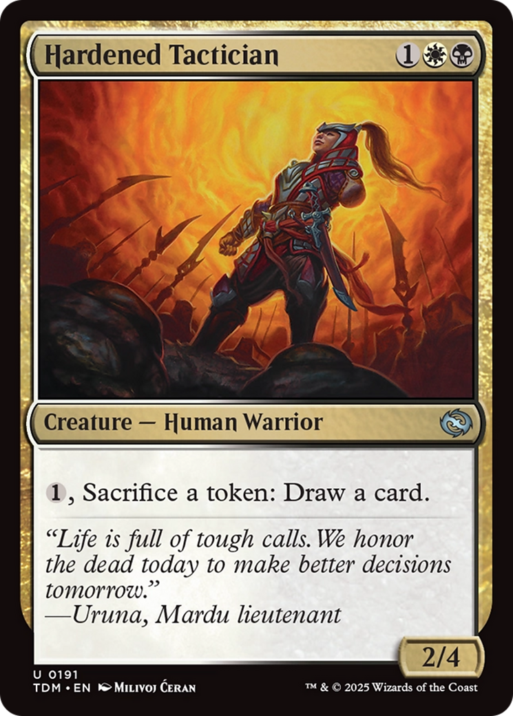 Hardened Tactician [Tarkir: Dragonstorm] | Cracking-Singles
