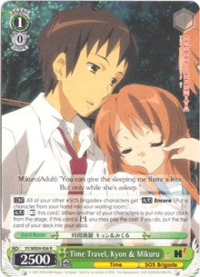Time Travel, Kyon & Mikuru (SY/WE09-E06) [The Melancholy of Haruhi Suzumiya Extra Booster] | Cracking-Singles