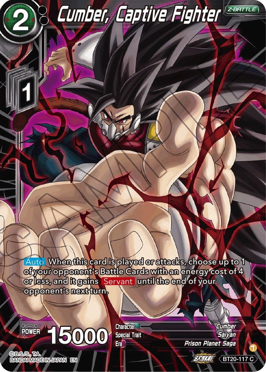 Cumber, Captive Fighter (BT20-117) [Power Absorbed] | Cracking-Singles