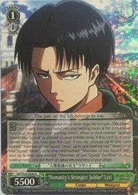 "Humanity's Strongest Soldier" Levi (AOT/S35-E036 R) [Attack on Titan] | Cracking-Singles