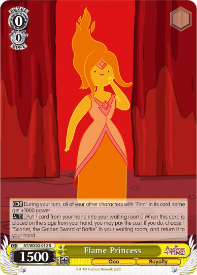 Flame Princess (AT/WX02-012 R) [Adventure Time] | Cracking-Singles