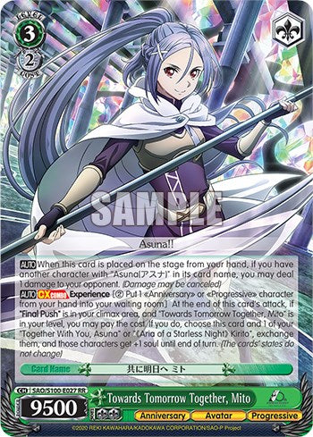 Towards Tomorrow Together, Mito [Sword Art Online Animation 10th Anniversary] | Cracking-Singles