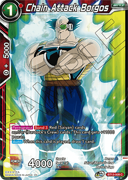 Chain Attack Borgos (Common) (BT13-009) [Supreme Rivalry] | Cracking-Singles