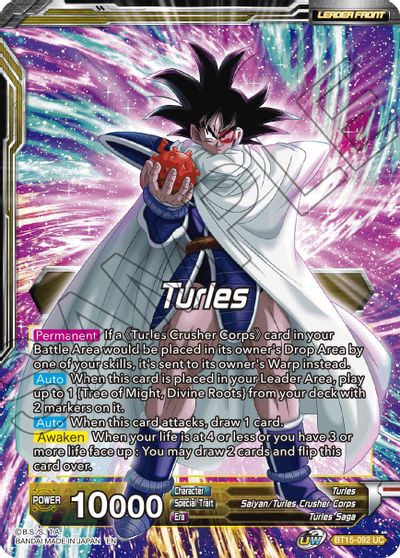 Turles // Turles, Accursed Power (BT15-092) [Saiyan Showdown] | Cracking-Singles