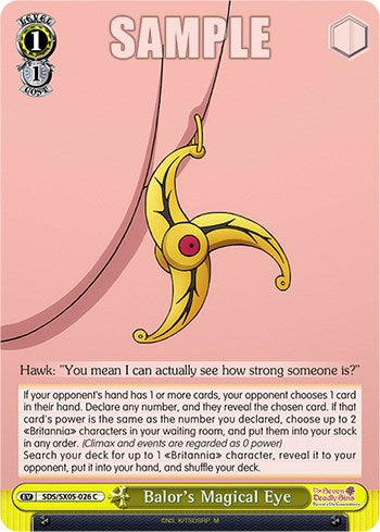 Balor's Magical Eye [The Seven Deadly Sins: Revival of The Commandments] | Cracking-Singles