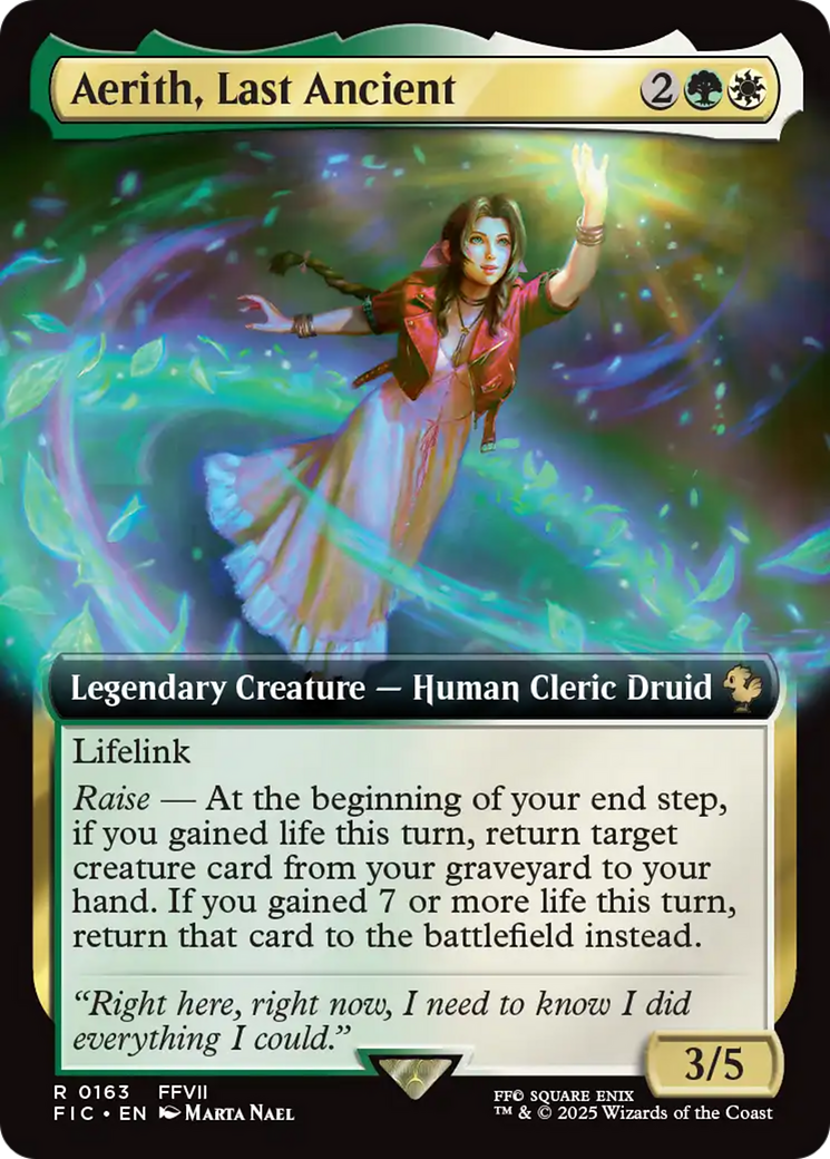 Aerith, Last Ancient (Extended Art) [FINAL FANTASY Commander] | Cracking-Singles
