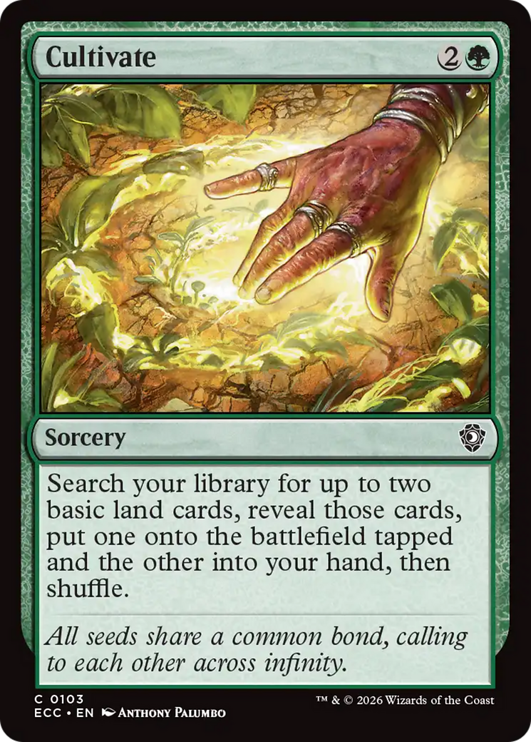Cultivate [Lorwyn Eclipsed Commander] | Cracking-Singles