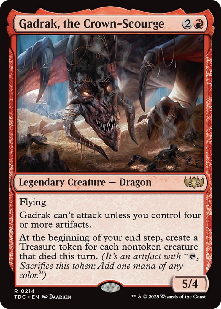 Gadrak, the Crown-Scourge [Tarkir: Dragonstorm Commander] | Cracking-Singles