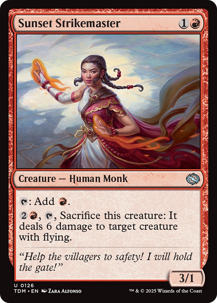 Sunset Strikemaster [Tarkir: Dragonstorm] | Cracking-Singles