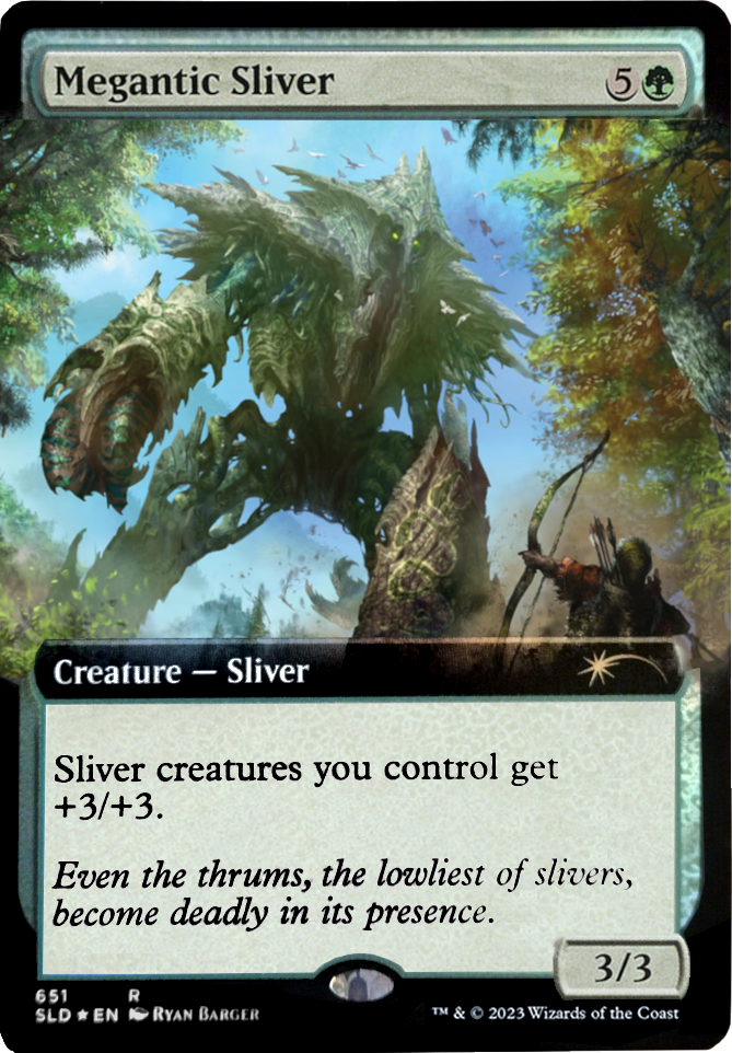 Megantic Sliver (Extended Art) [Secret Lair Drop Promos] | Cracking-Singles