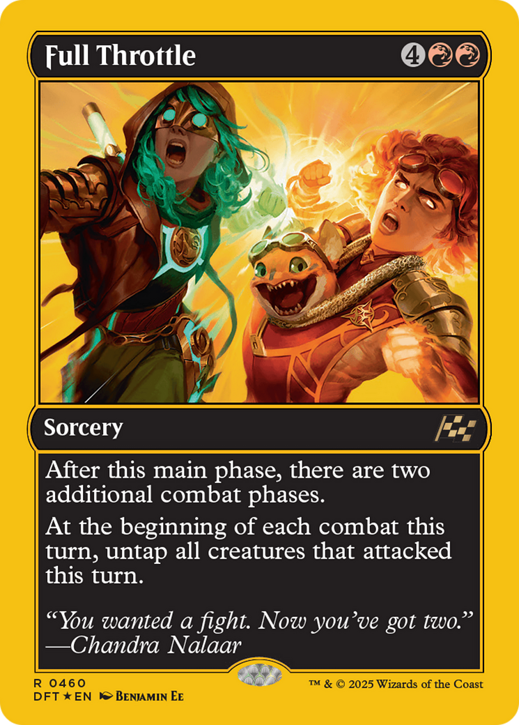 Full Throttle (First-Place Foil) [Aetherdrift] | Cracking-Singles