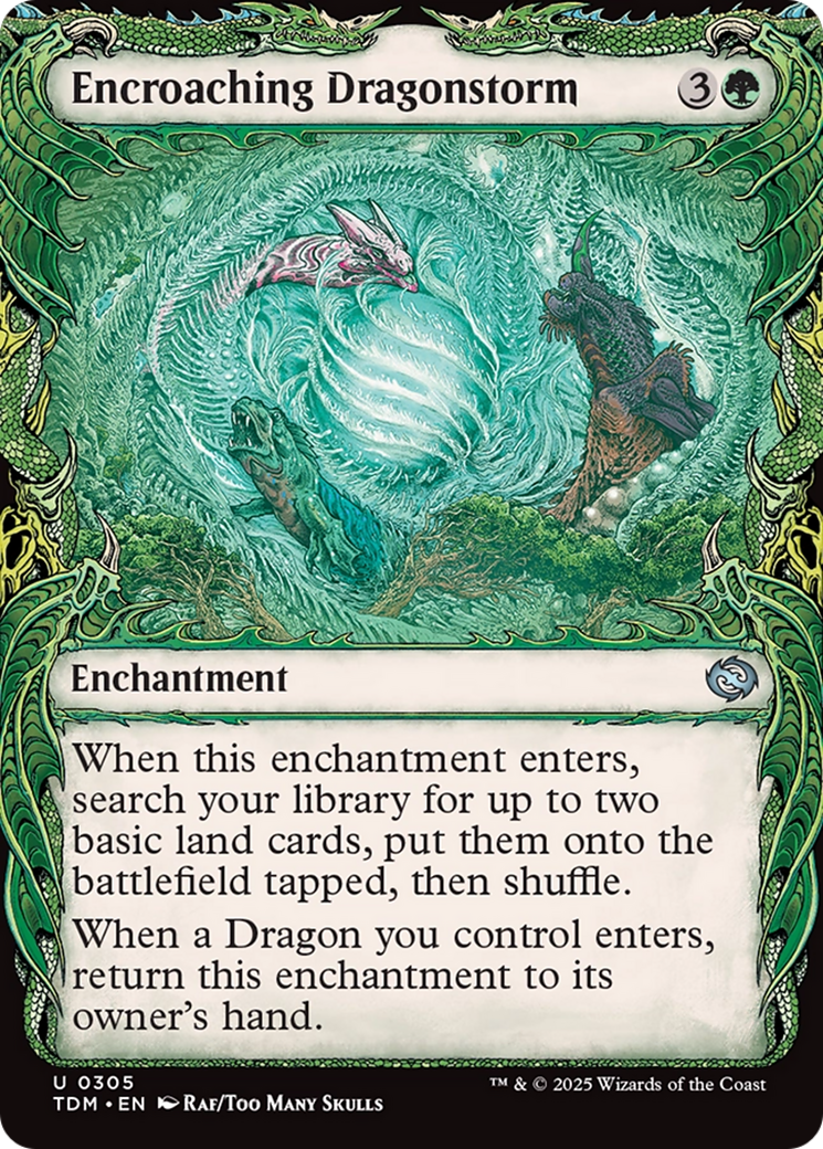 Encroaching Dragonstorm (Showcase) [Tarkir: Dragonstorm] | Cracking-Singles