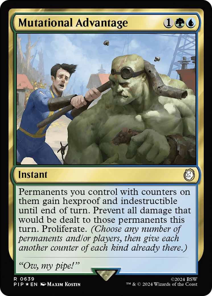 Mutational Advantage (Surge Foil) [Fallout] | Cracking-Singles