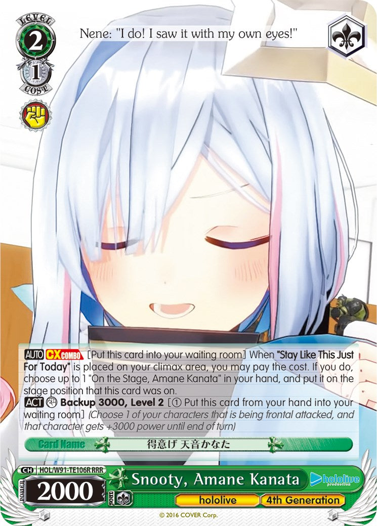 Snooty, Amane Kanata (HOL/W91-TE106R RRR) [hololive production] | Cracking-Singles
