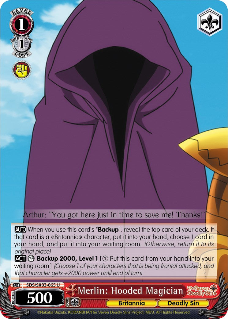 Merlin: Hooded Magician (SDS/SX03-065 U) [The Seven Deadly Sins] | Cracking-Singles