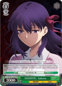 EGOISTIC, Sakura (FS/BCS2019-03 PR) (BCS 2019) (Promo) [Fate/Stay Night [Unlimited Blade Works]] | Cracking-Singles