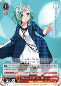"Genius Girl" Hina Hikawa (BD/EN-W03-082 C) [BanG Dream! Girls Band Party! MULTI LIVE] | Cracking-Singles
