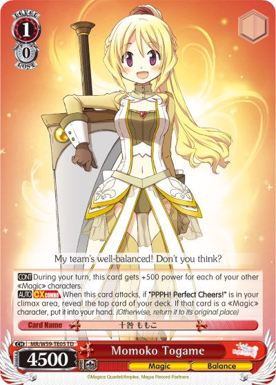 Momoko Togame (MR/W59-TE05 TD) [Magia Record: Puella Magi Madoka Magica [Side Story] (Mobile)] | Cracking-Singles
