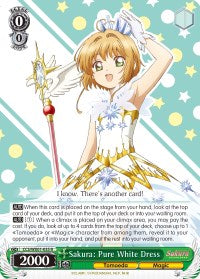Sakura: Pure White Dress (CCS/WX01-035 R) [Cardcaptor Sakura: Clear Card] | Cracking-Singles