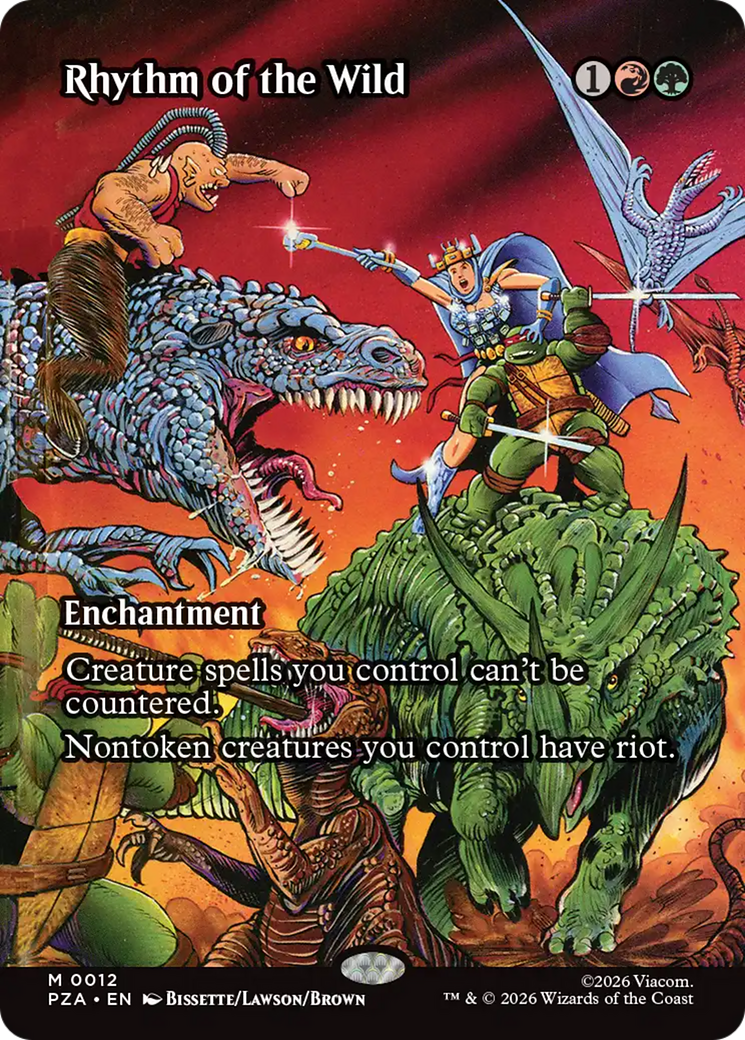 Rhythm of the Wild (Borderless) [Teenage Mutant Ninja Turtles Eternal-Legal] | Cracking-Singles