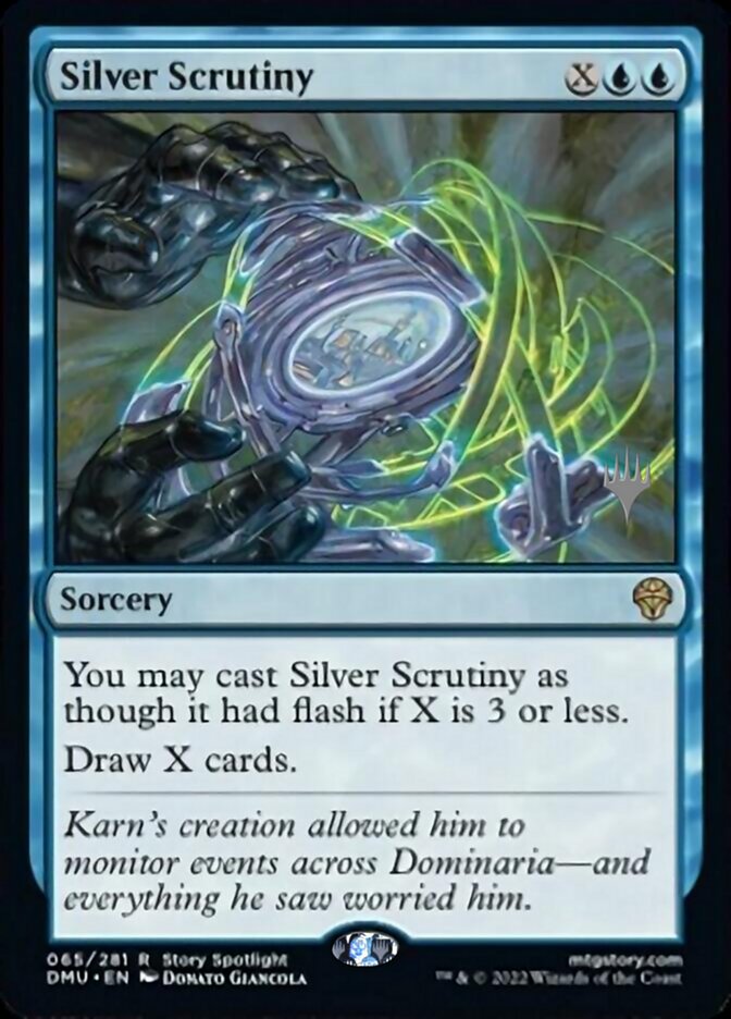 Silver Scrutiny (Promo Pack) [Dominaria United Promos] | Cracking-Singles