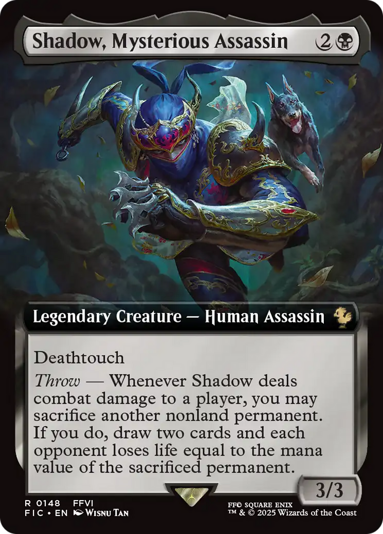 Shadow, Mysterious Assassin (Extended Art) [FINAL FANTASY Commander] | Cracking-Singles