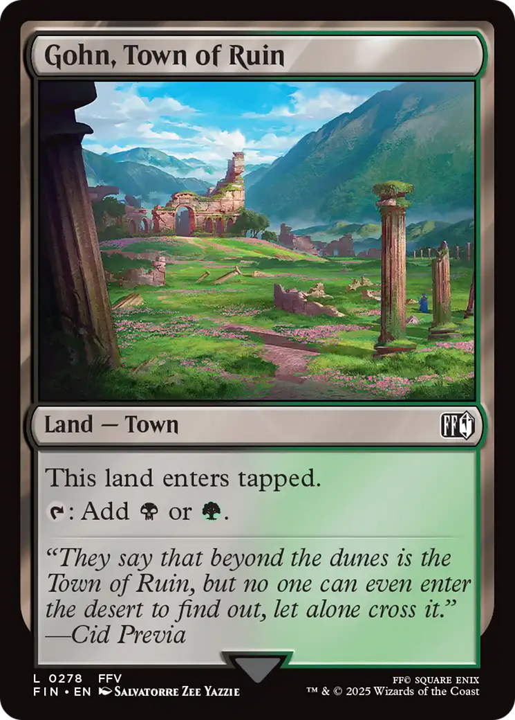 Gohn, Town of Ruin [FINAL FANTASY] | Cracking-Singles