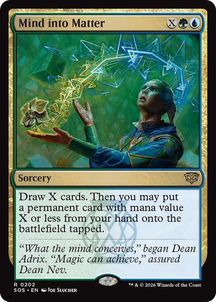 Mind into Matter [Secrets of Strixhaven] | Cracking-Singles