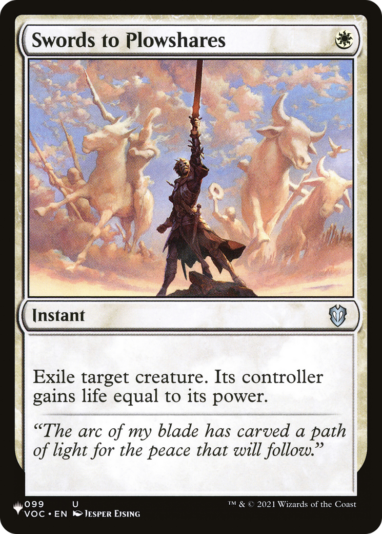 Swords to Plowshares [Secret Lair: Angels] | Cracking-Singles