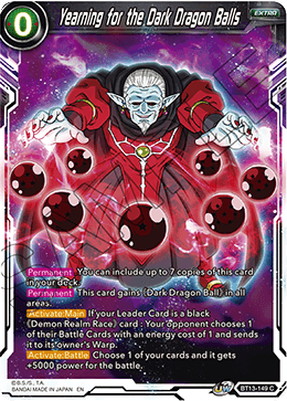 Yearning for the Dark Dragon Balls (Common) (BT13-149) [Supreme Rivalry] | Cracking-Singles