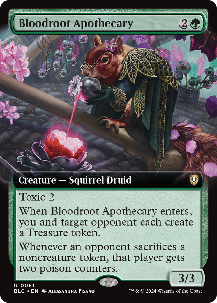 Bloodroot Apothecary (Extended Art) [Bloomburrow Commander] | Cracking-Singles