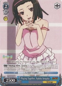 Playing Together, Nadeko Sengoku (NM/S24-E077) [NISEMONOGATARI] | Cracking-Singles